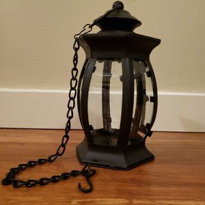 Decorative outdoor candle holder